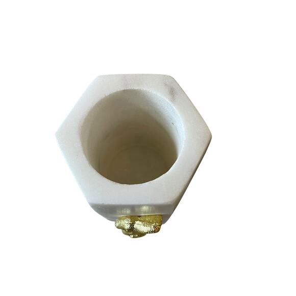 Marble and Gold Bunny Rabbit Cocktail Picks Set of 8 Easter New - Picture 3 of 12